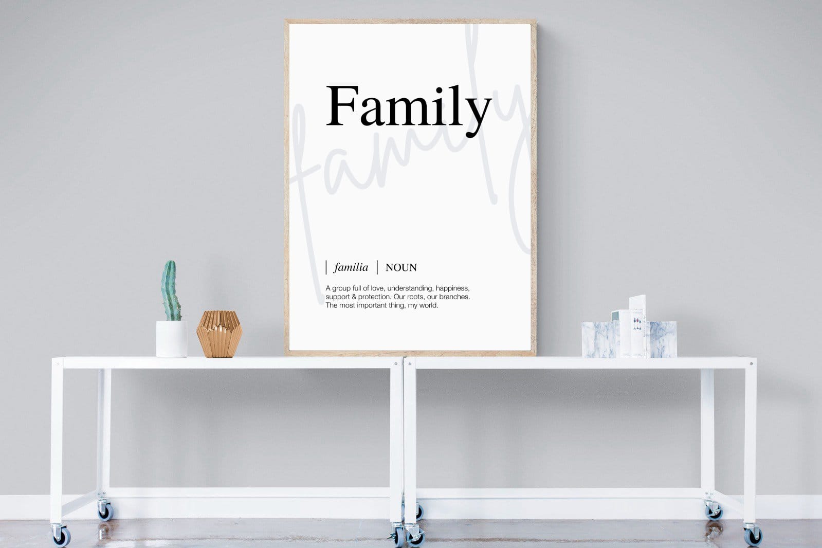 Familia-Wall_Art-90 x 120cm-Mounted Canvas-Wood-Pixalot