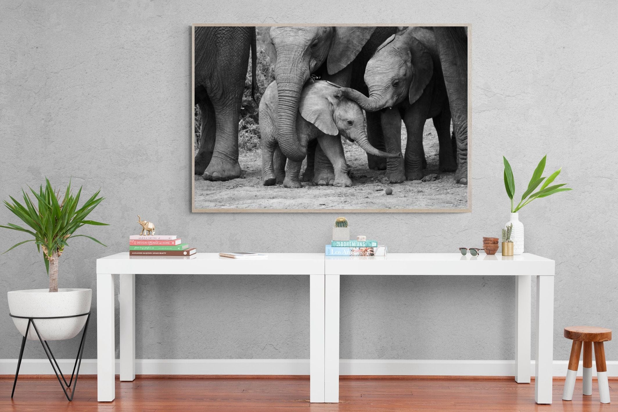 Family Ties-Wall_Art-150 x 100cm-Mounted Canvas-Wood-Pixalot