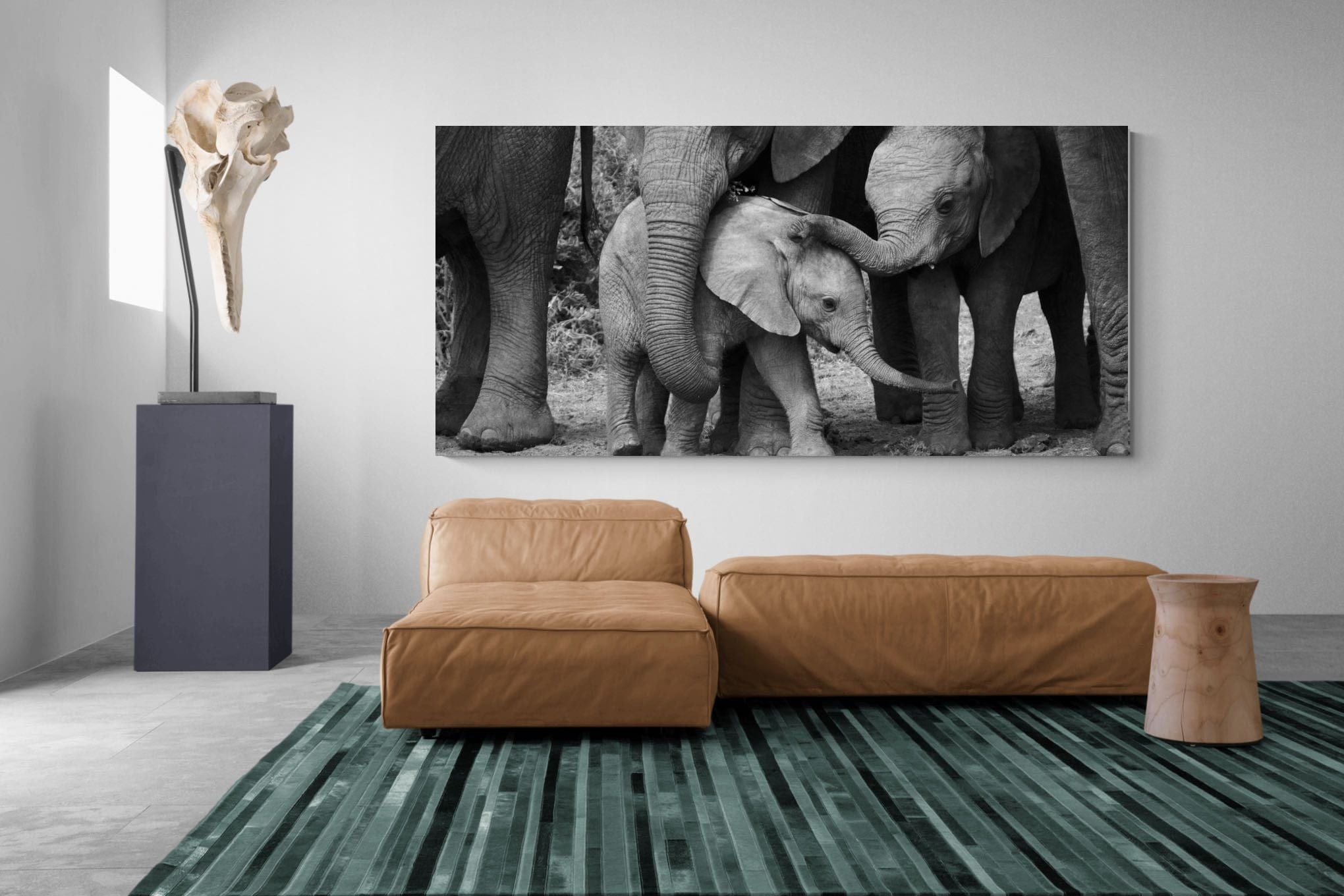 Family Ties-Wall_Art-275 x 130cm-Mounted Canvas-No Frame-Pixalot