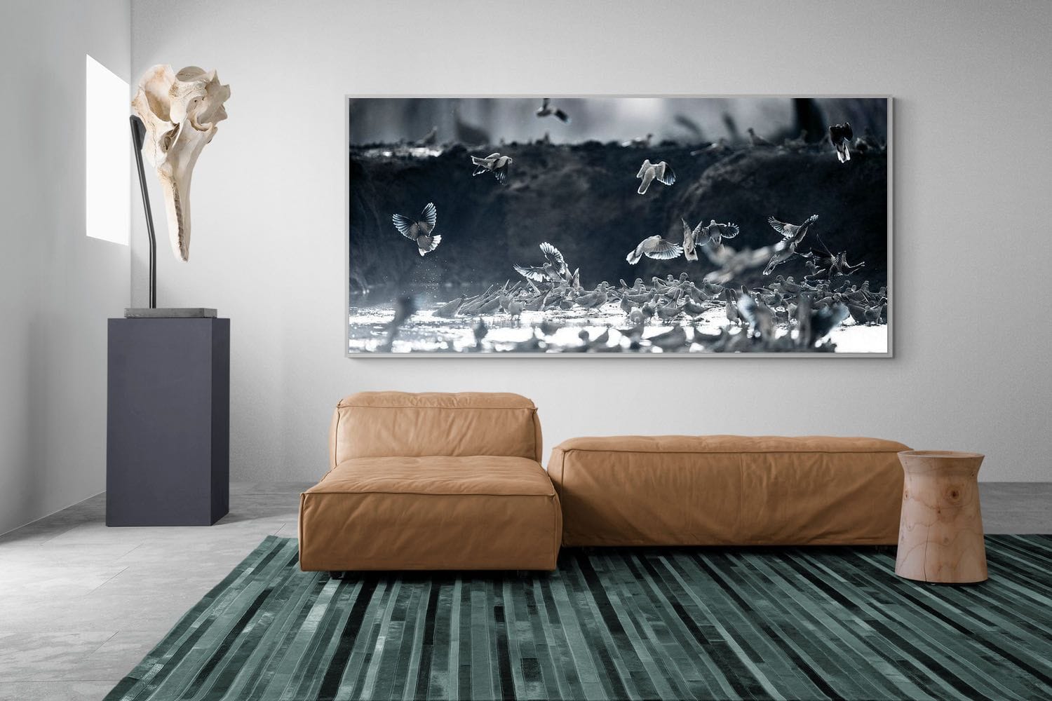 Fluttering Angels-Wall_Art-275 x 130cm-Mounted Canvas-White-Pixalot