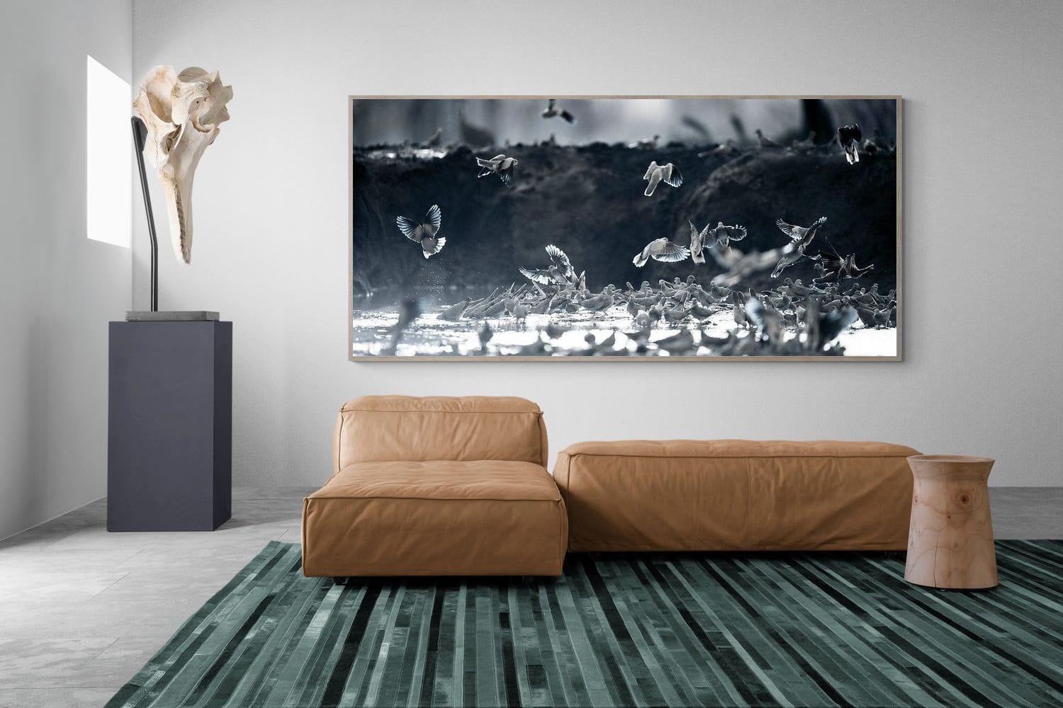 Fluttering Angels-Wall_Art-275 x 130cm-Mounted Canvas-Wood-Pixalot