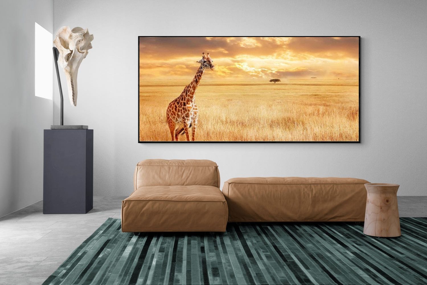 Pixalot Giraffe Sunset