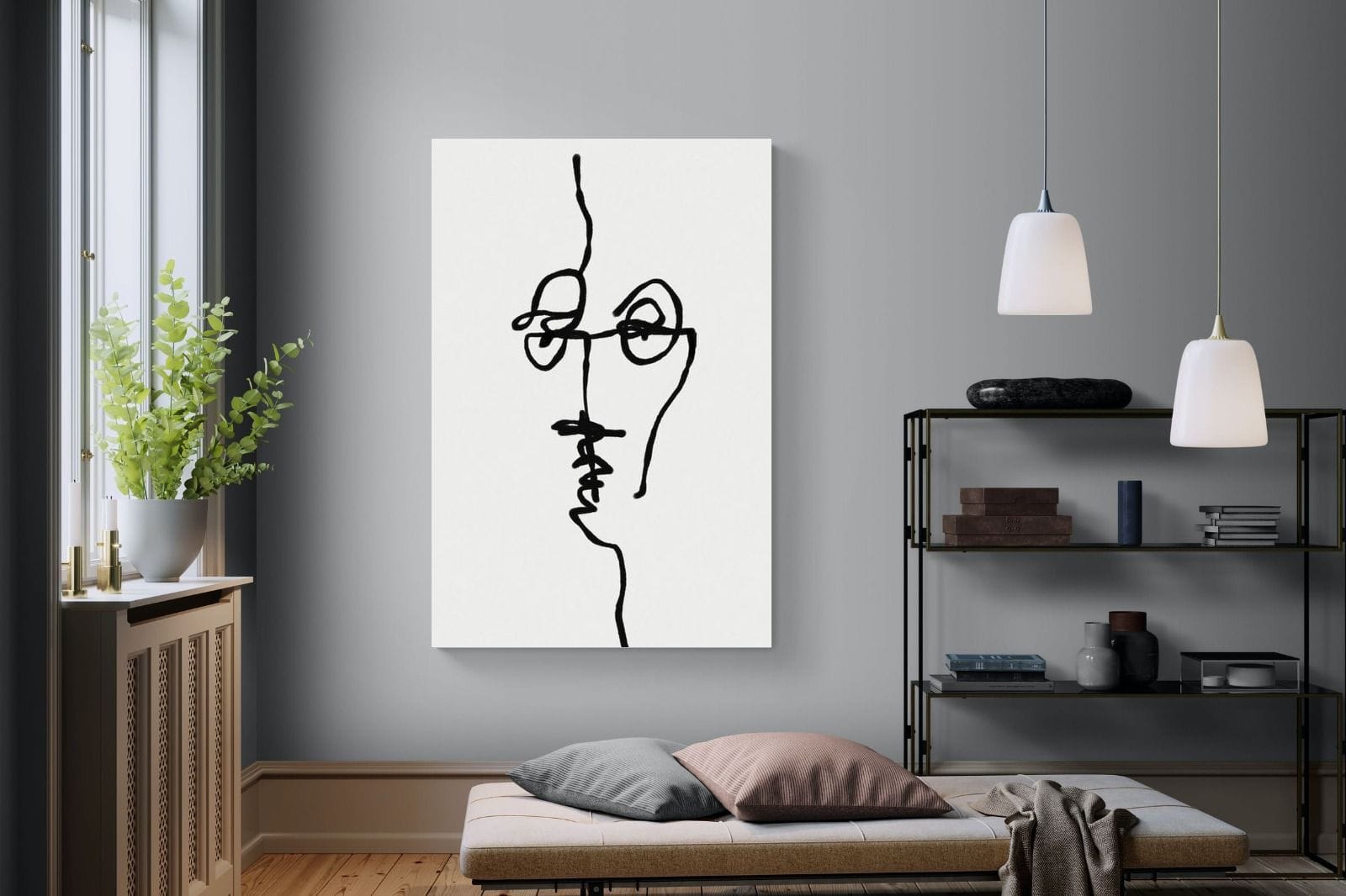 Her-Wall_Art-120 x 180cm-Mounted Canvas-No Frame-Pixalot