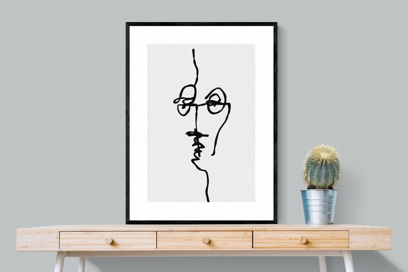 Her-Wall_Art-75 x 100cm-Framed Print-Black-Pixalot