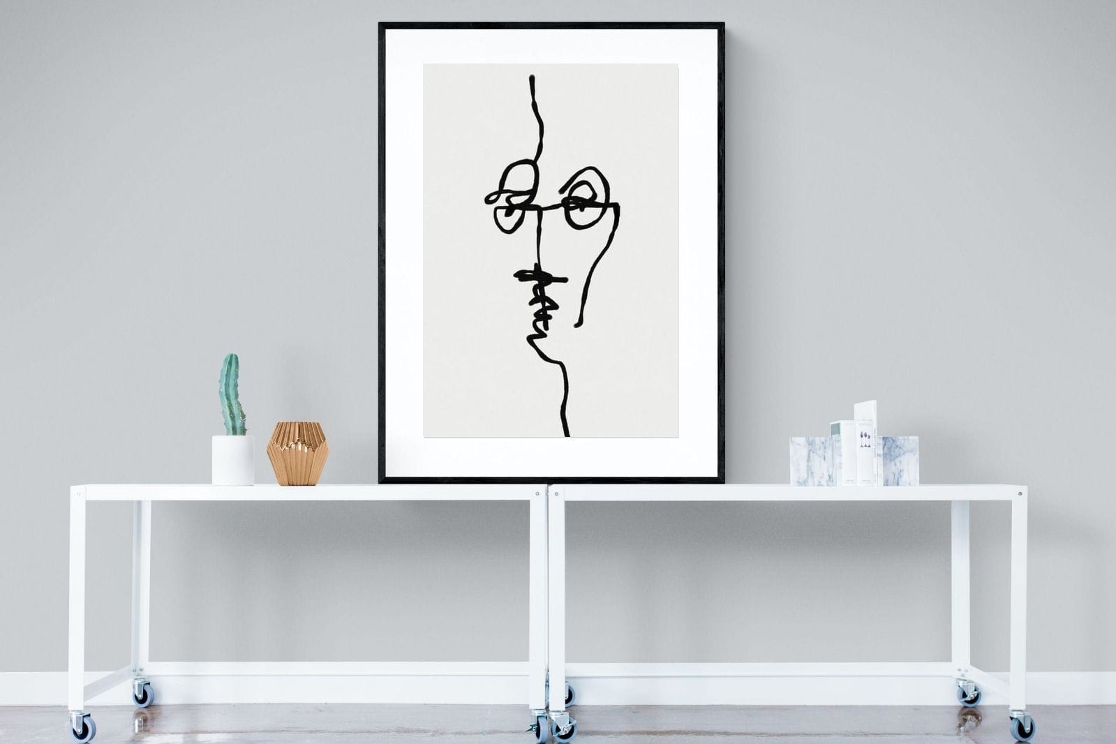 Her-Wall_Art-90 x 120cm-Framed Print-Black-Pixalot