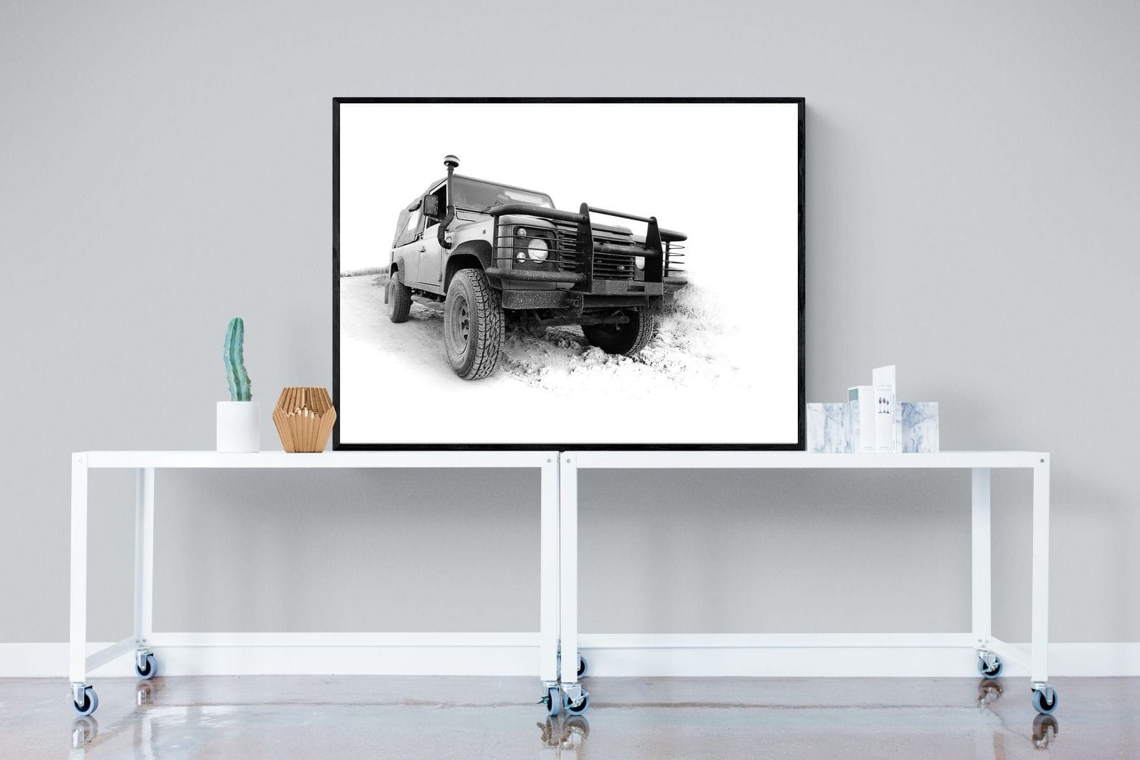 High Key Landy-Wall_Art-120 x 90cm-Mounted Canvas-Black-Pixalot