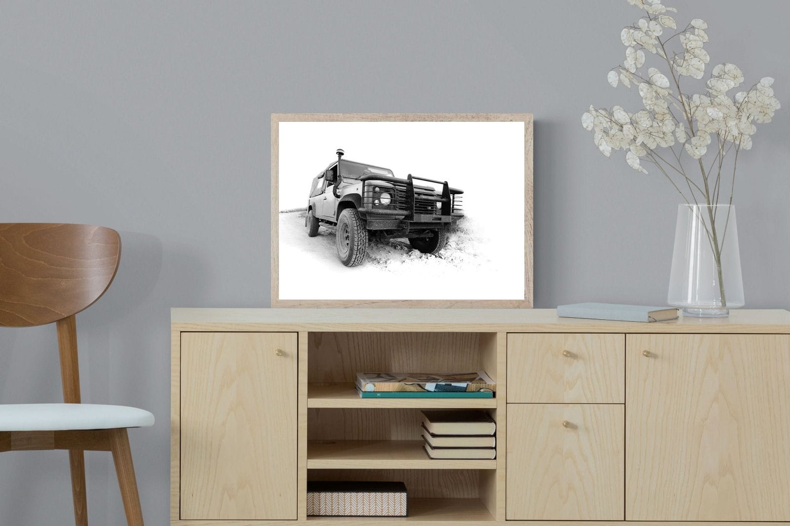 High Key Landy-Wall_Art-60 x 45cm-Mounted Canvas-Wood-Pixalot