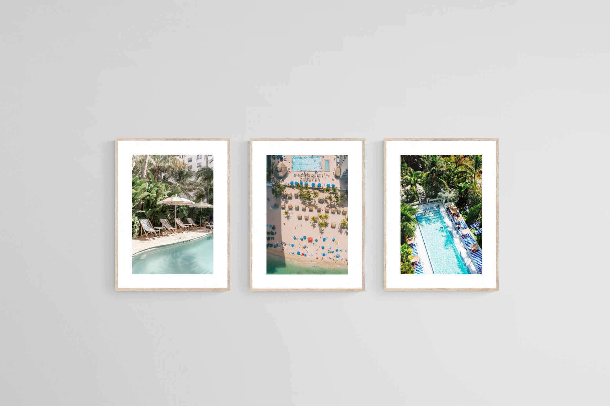 High Society Set-Wall_Art-45 x 60cm (x3)-Framed Print-Wood-Pixalot