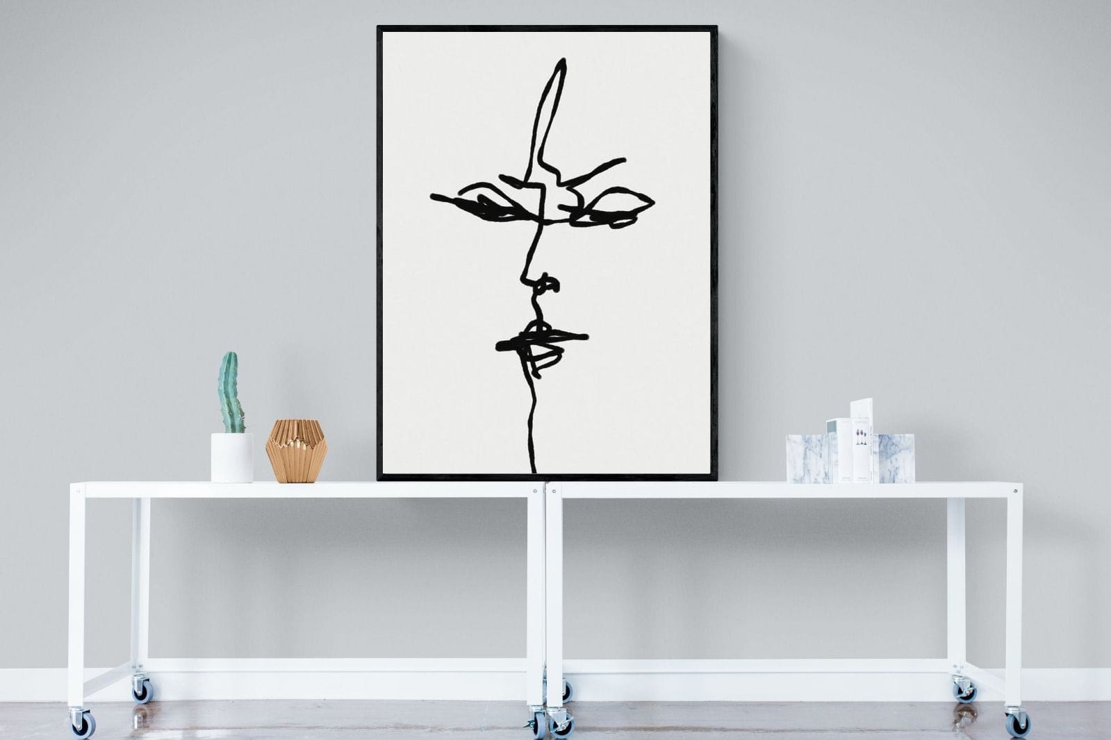 Him-Wall_Art-90 x 120cm-Mounted Canvas-Black-Pixalot