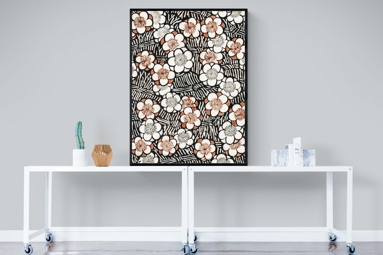 Pixalot Japanese Floral Pattern