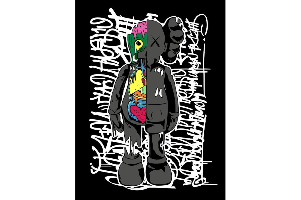 KAWS by Half-Wall_Art-Pixalot