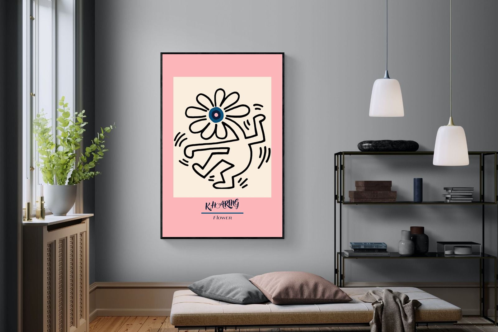 Pixalot Keith Haring Flower