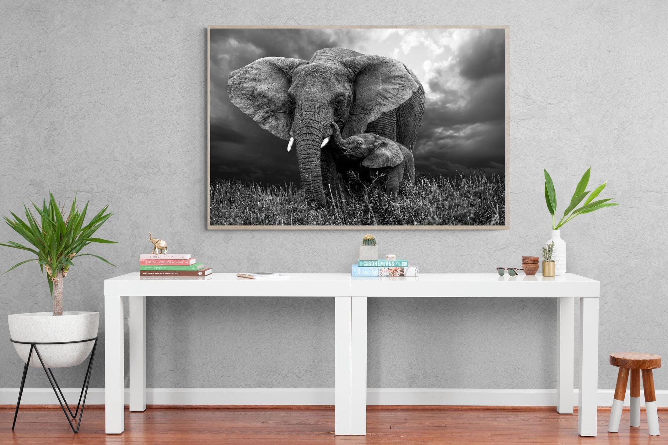 Mother's Thunder-Wall_Art-150 x 100cm-Mounted Canvas-Wood-Pixalot