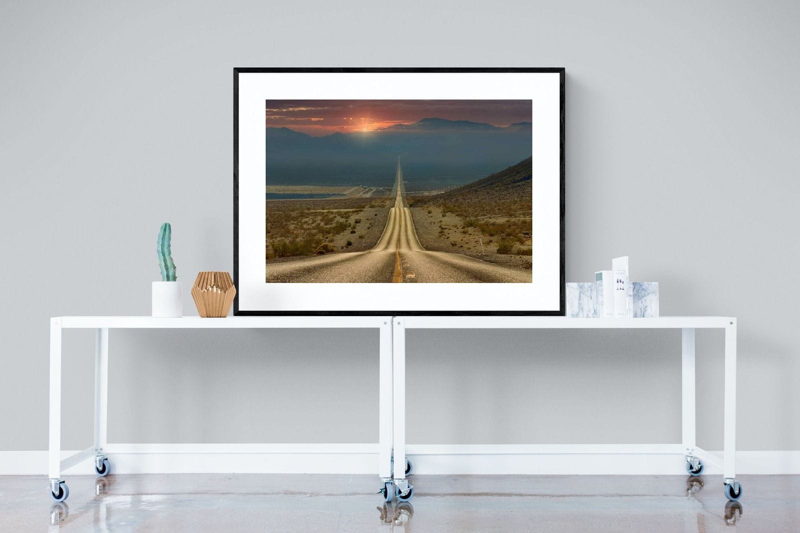 My Way-Wall_Art-120 x 90cm-Framed Print-Black-Pixalot