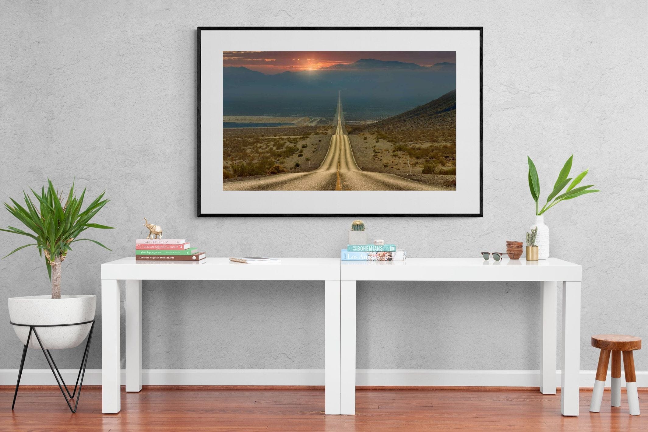 My Way-Wall_Art-150 x 100cm-Framed Print-Black-Pixalot