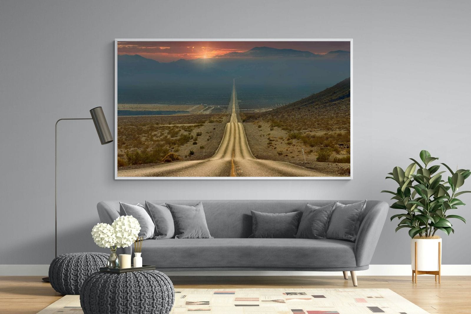 My Way-Wall_Art-220 x 130cm-Mounted Canvas-White-Pixalot