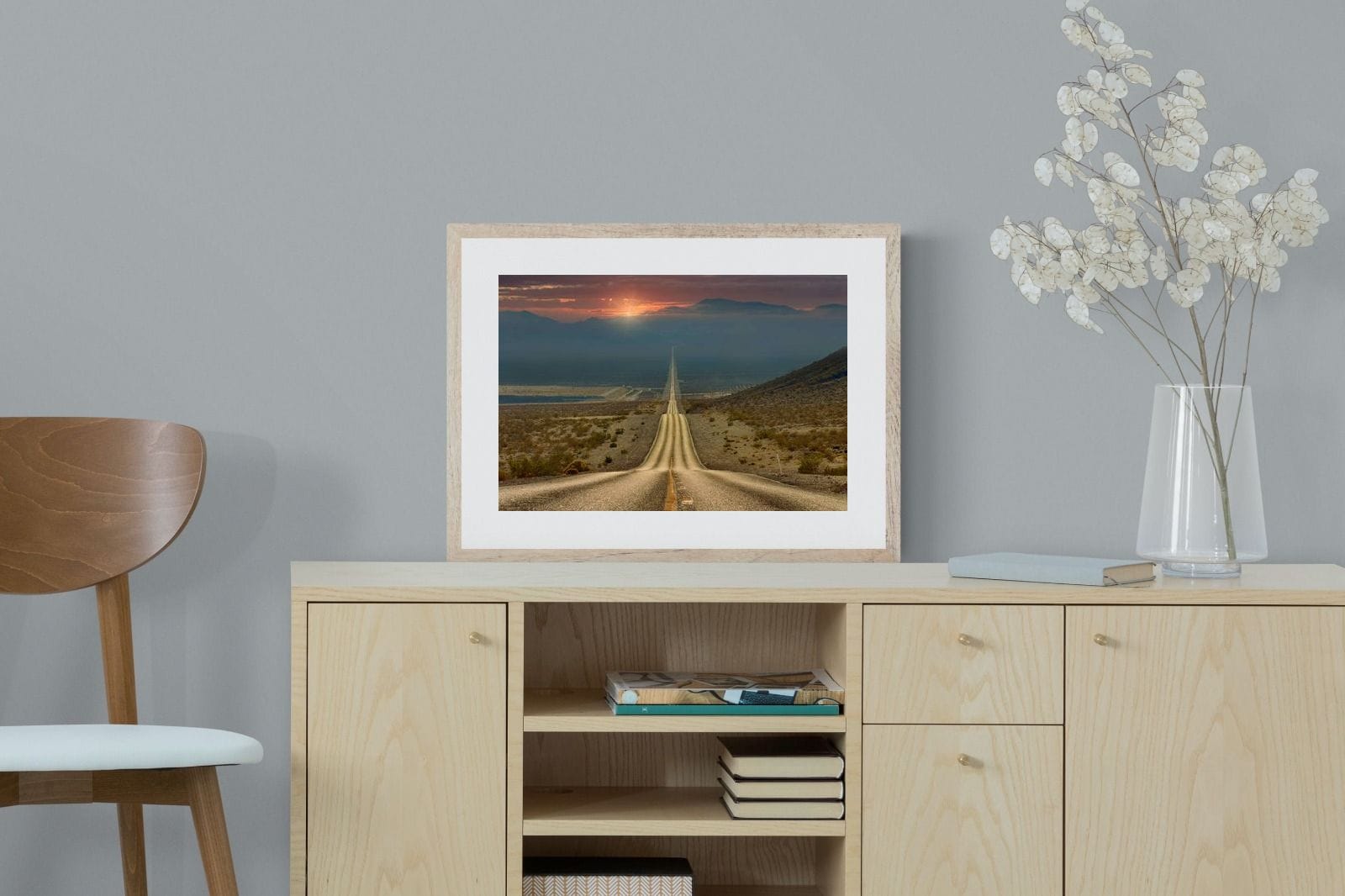 My Way-Wall_Art-60 x 45cm-Framed Print-Wood-Pixalot