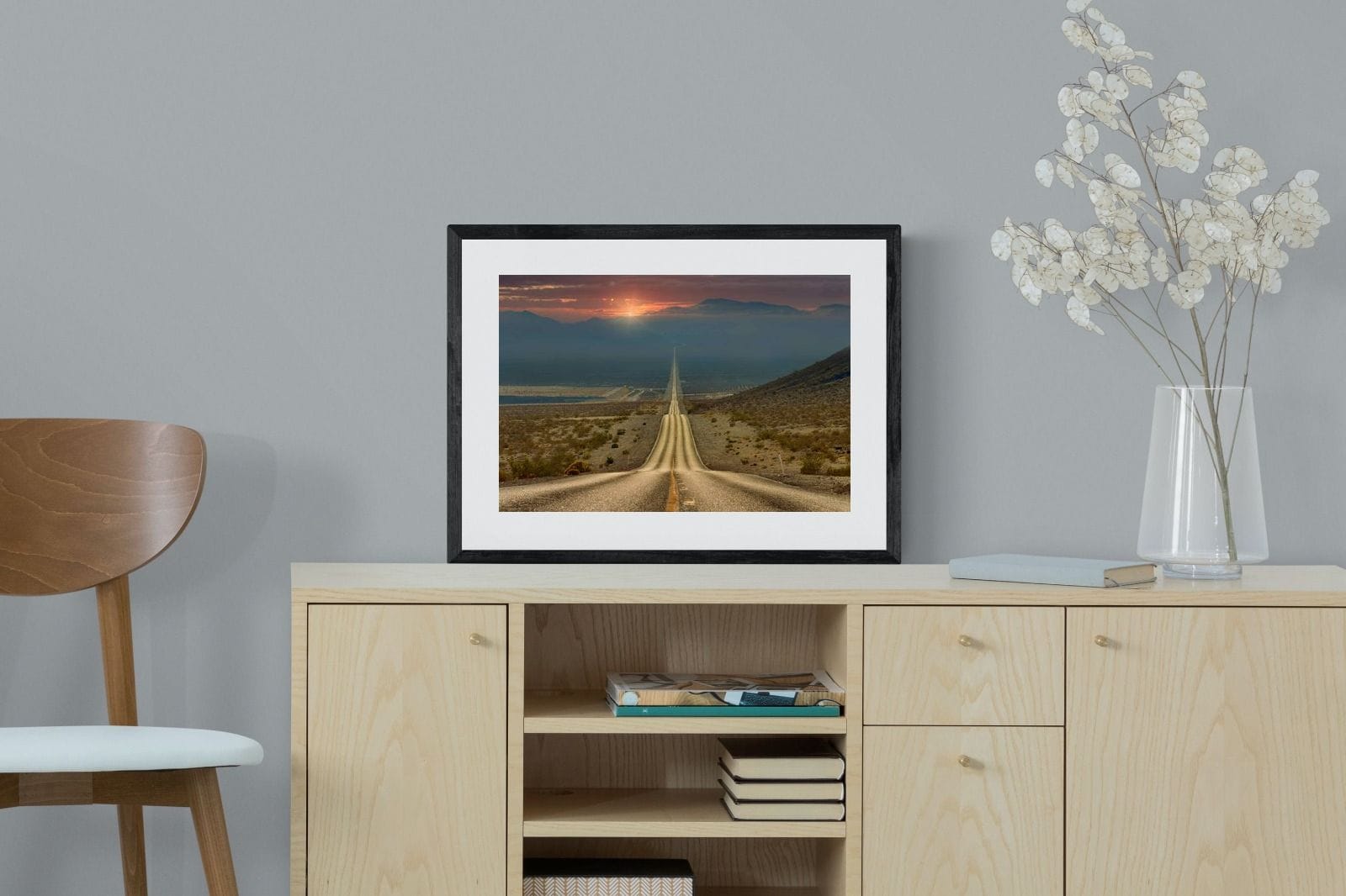 My Way-Wall_Art-60 x 45cm-Framed Print-Black-Pixalot