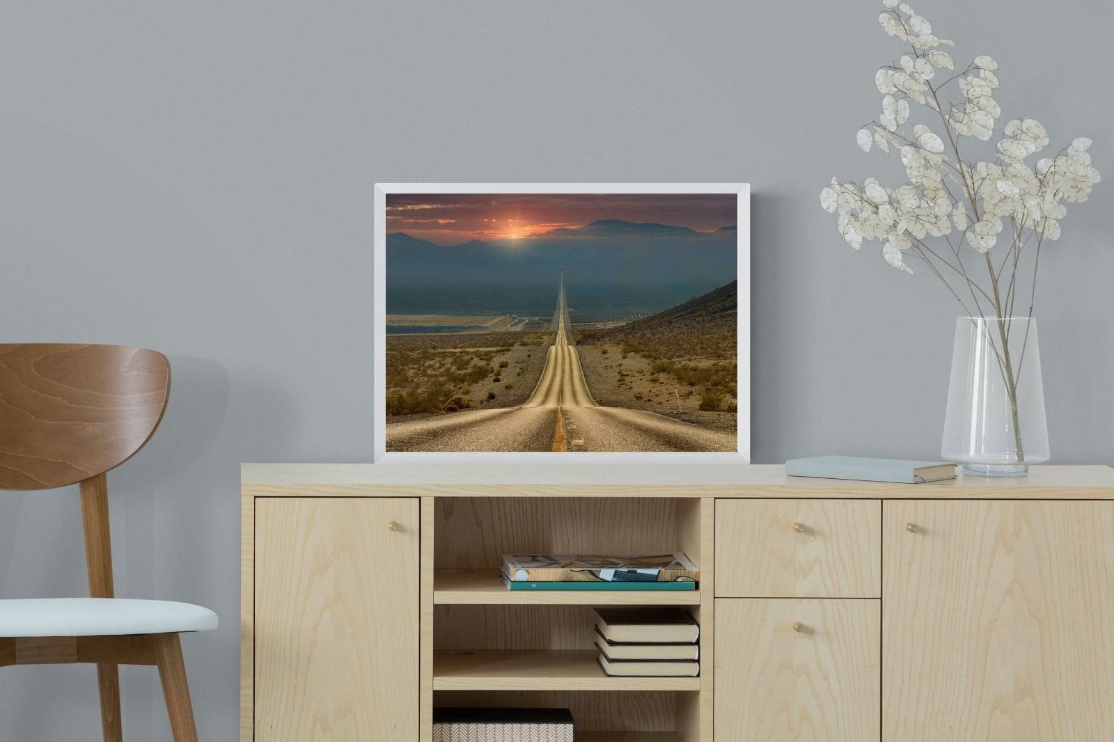 My Way-Wall_Art-60 x 45cm-Mounted Canvas-White-Pixalot