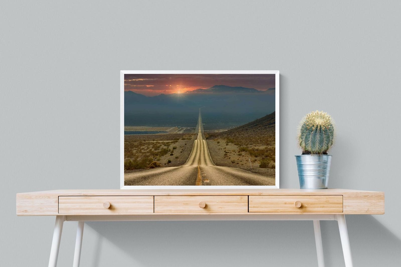 My Way-Wall_Art-80 x 60cm-Mounted Canvas-White-Pixalot