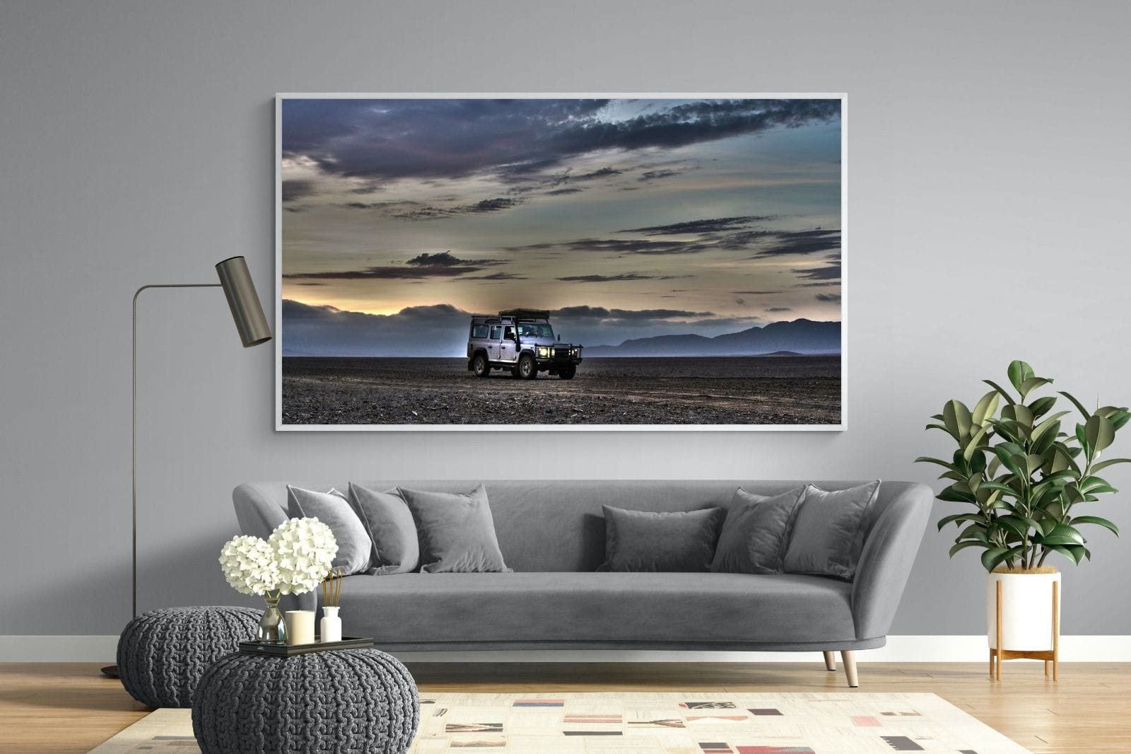 Namibian Defender-Wall_Art-220 x 130cm-Mounted Canvas-White-Pixalot