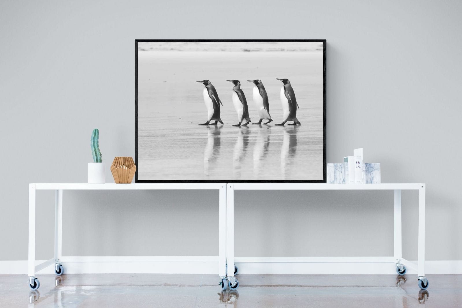 On Parade-Wall_Art-120 x 90cm-Mounted Canvas-Black-Pixalot