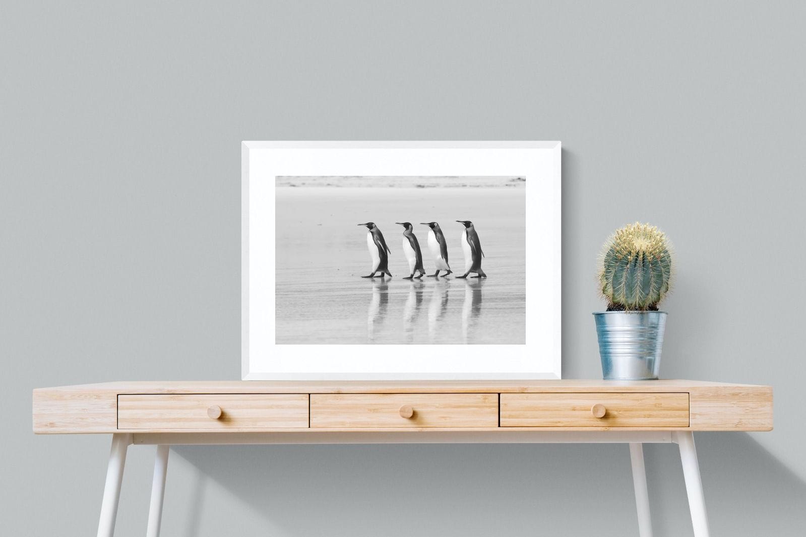 On Parade-Wall_Art-80 x 60cm-Framed Print-White-Pixalot