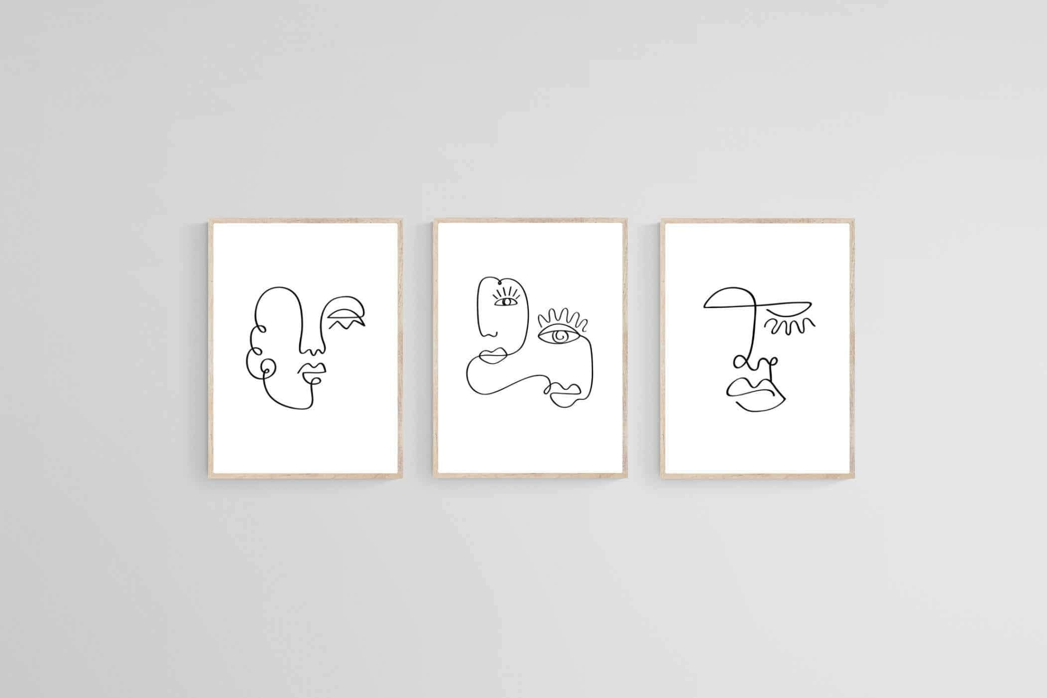 Picasso Set-Wall_Art-45 x 60cm (x3)-Mounted Canvas-Wood-Pixalot