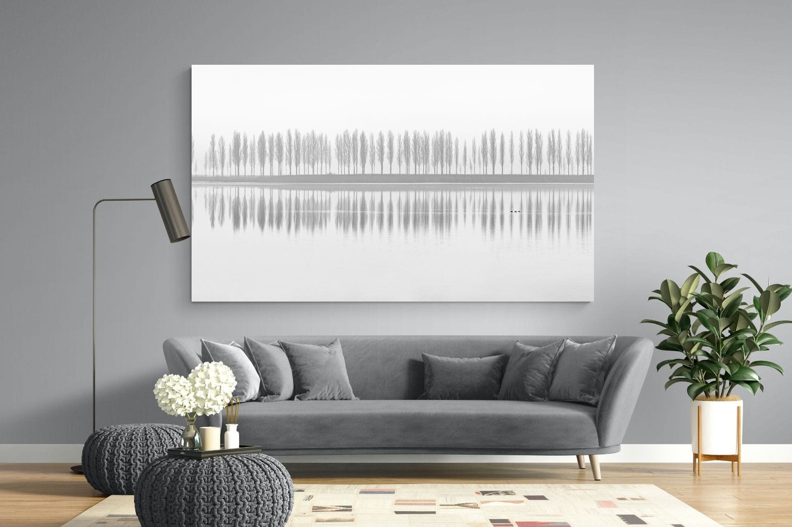 Rhine-Wall_Art-220 x 130cm-Mounted Canvas-No Frame-Pixalot