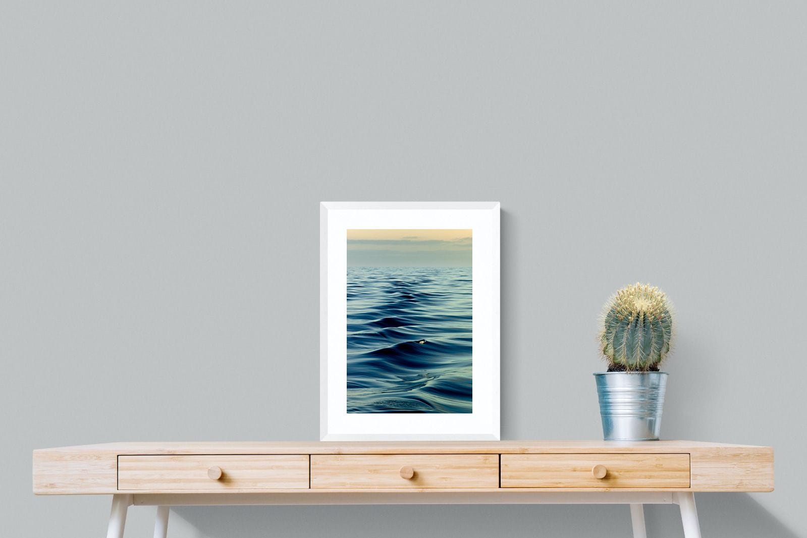 Ripples-Wall_Art-45 x 60cm-Framed Print-White-Pixalot