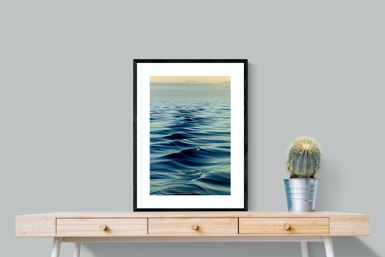 Ripples-Wall_Art-60 x 80cm-Framed Print-Black-Pixalot