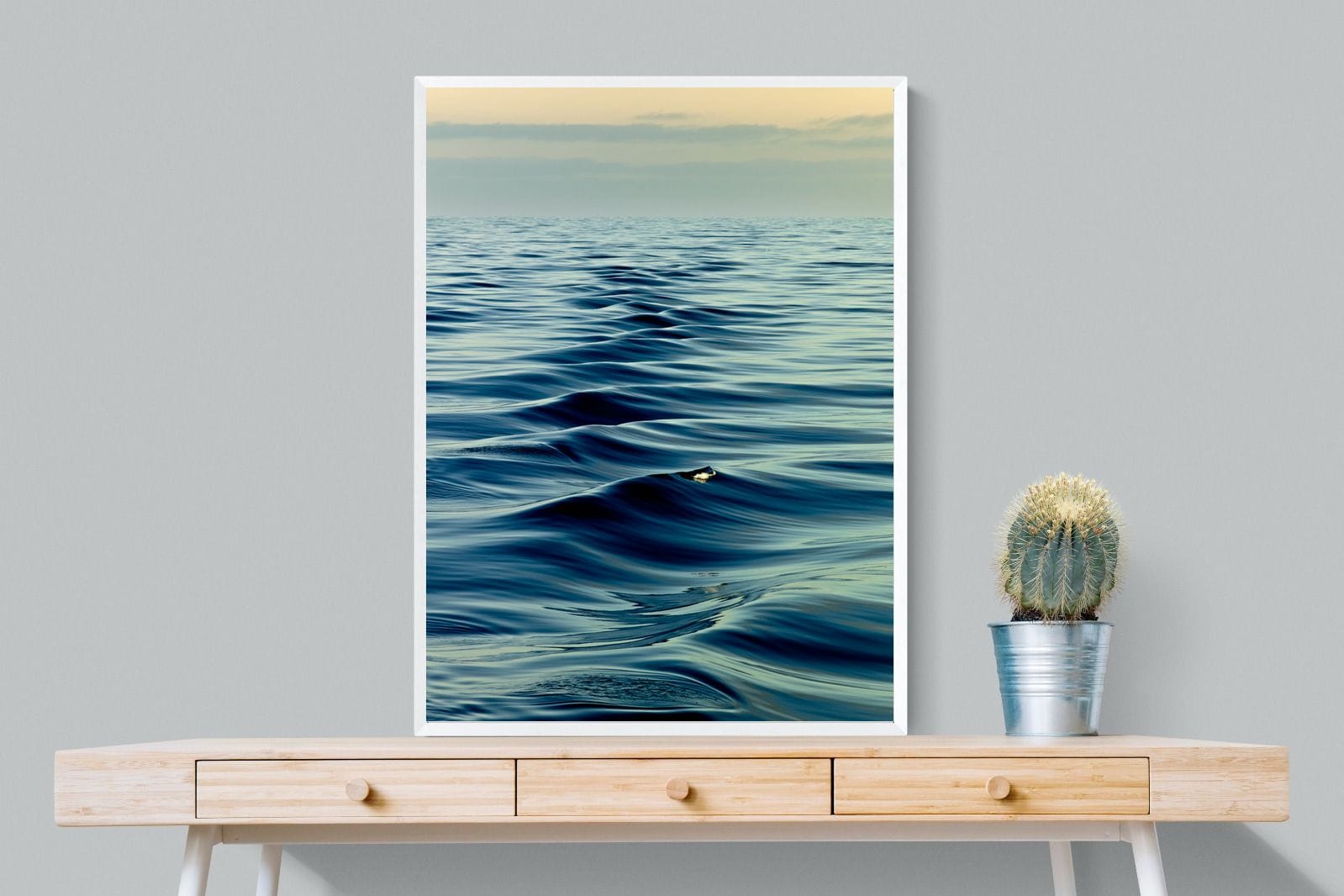 Ripples-Wall_Art-75 x 100cm-Mounted Canvas-White-Pixalot