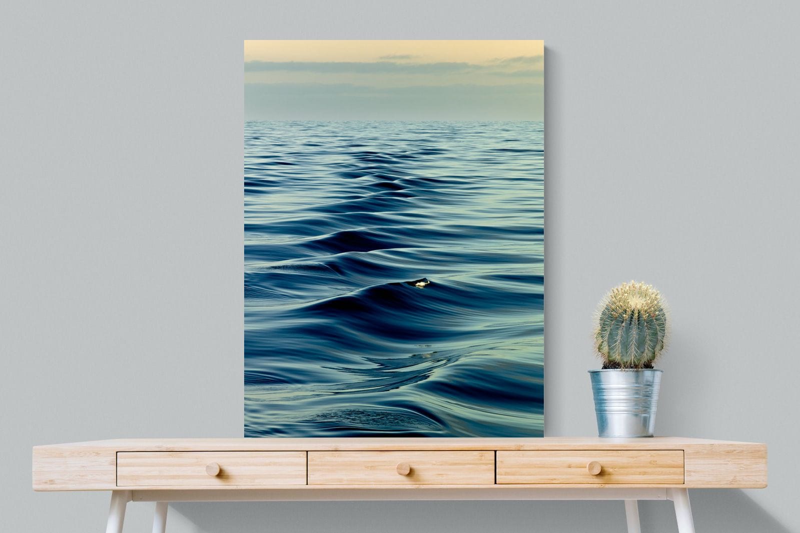 Ripples-Wall_Art-75 x 100cm-Mounted Canvas-No Frame-Pixalot