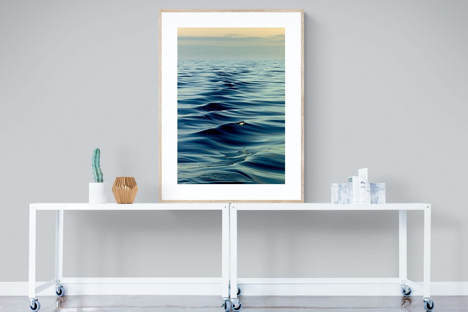 Ripples-Wall_Art-90 x 120cm-Framed Print-Wood-Pixalot