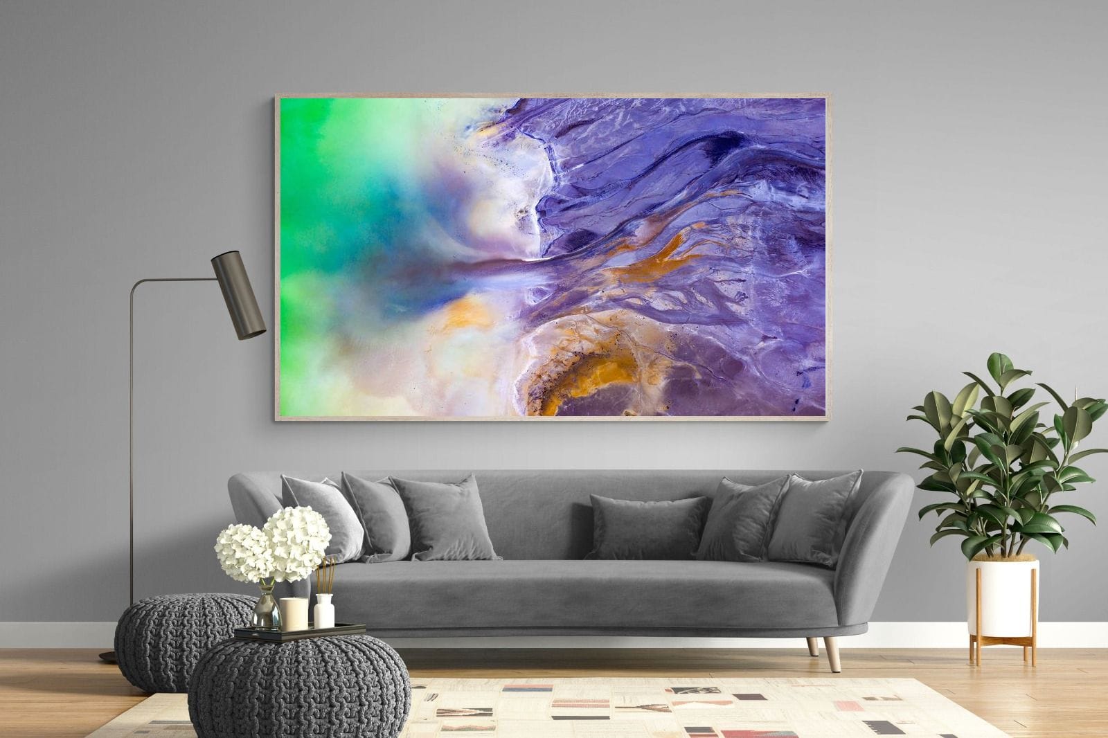 Romanian Landscape-Wall_Art-220 x 130cm-Mounted Canvas-Wood-Pixalot