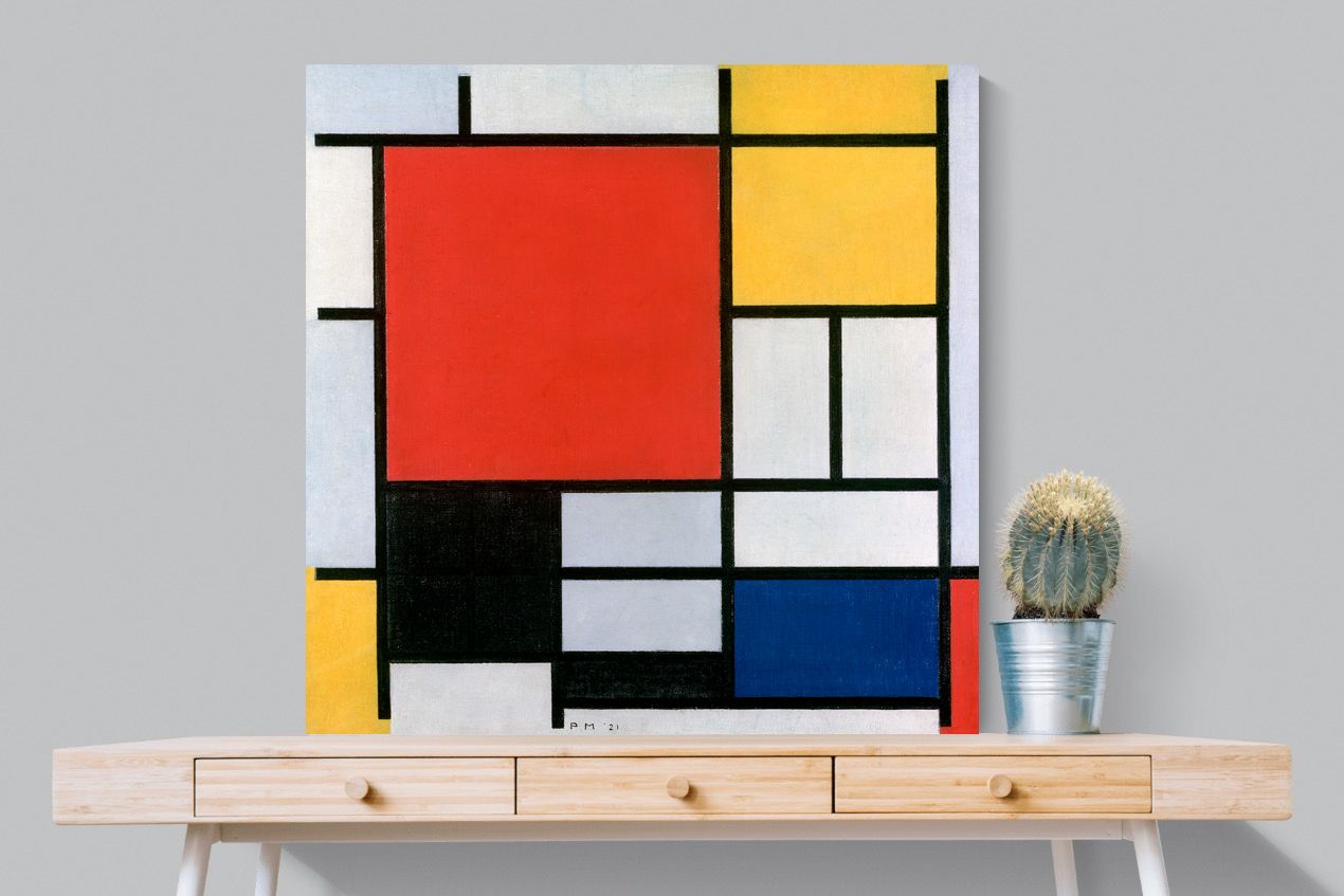 Pixalot Square Composition by Mondrian