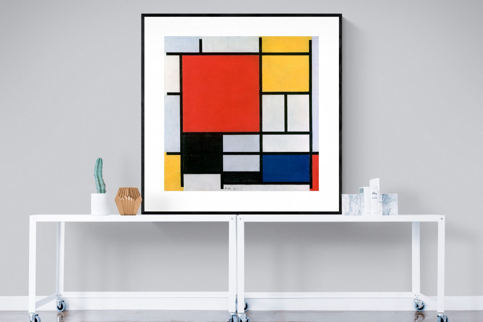 Pixalot Square Composition by Mondrian