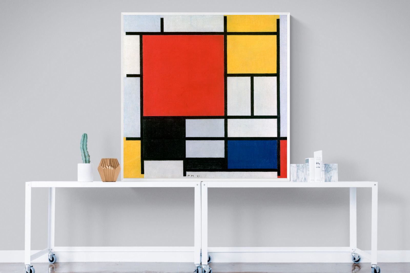 Pixalot Square Composition by Mondrian