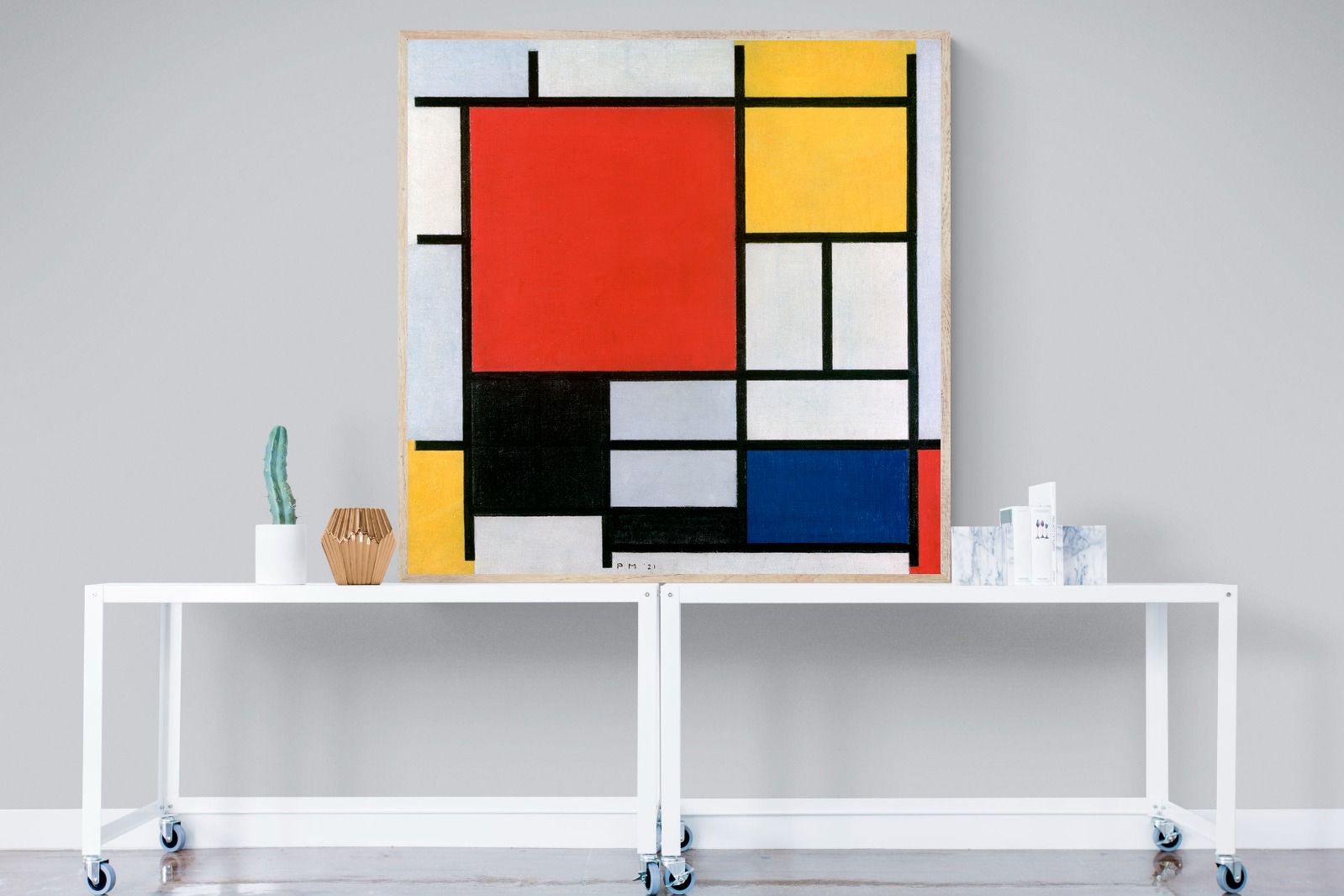 Pixalot Square Composition by Mondrian