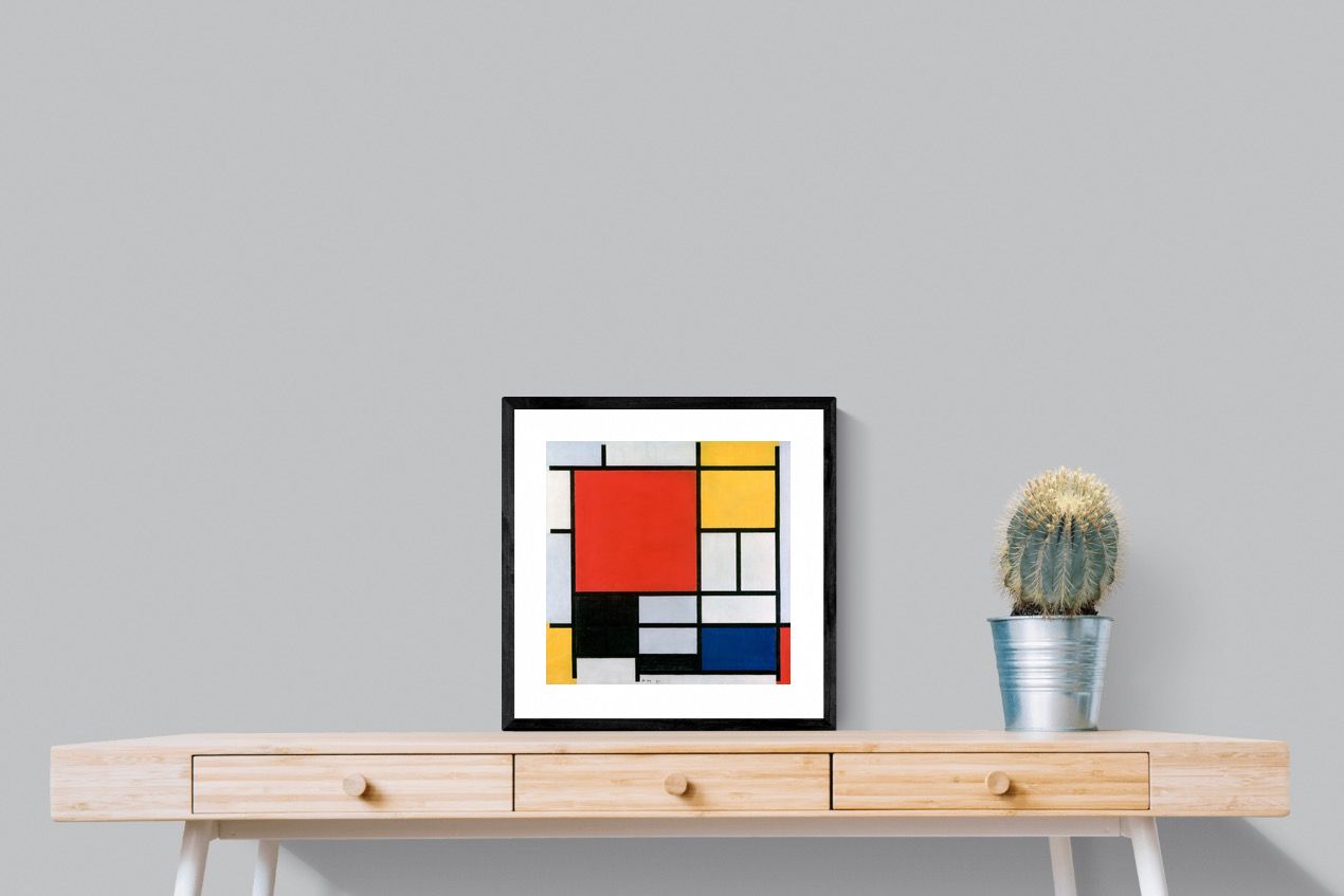 Pixalot Square Composition by Mondrian