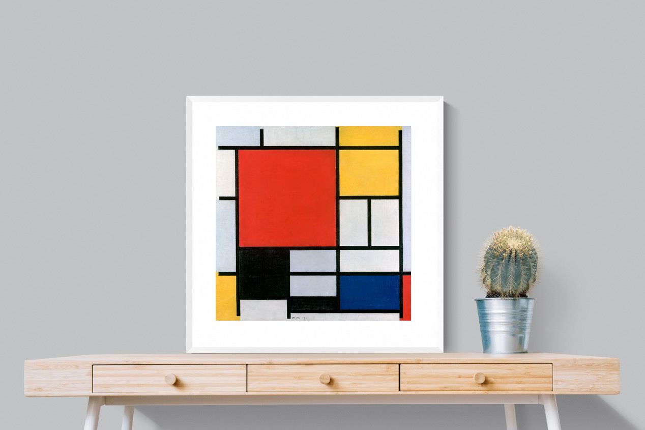 Pixalot Square Composition by Mondrian