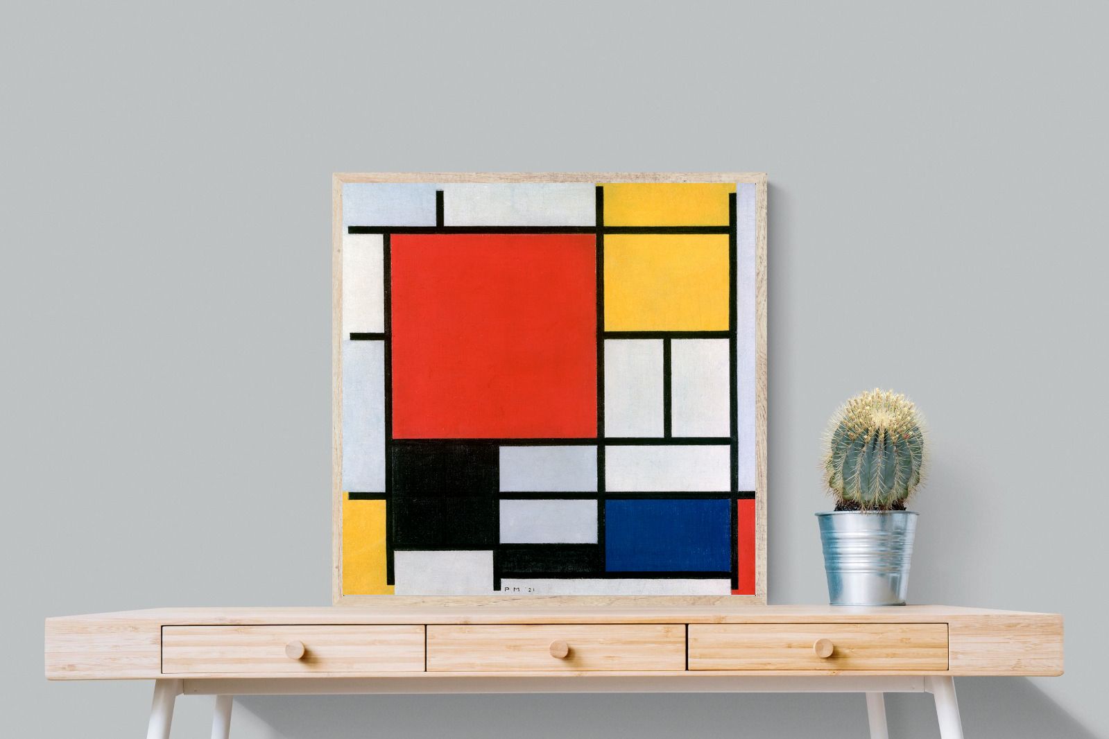 Pixalot Square Composition by Mondrian