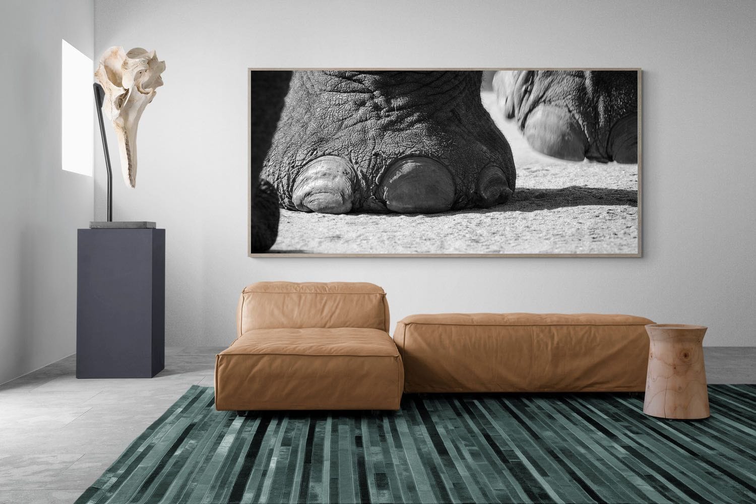 Stomp-Wall_Art-275 x 130cm-Mounted Canvas-Wood-Pixalot