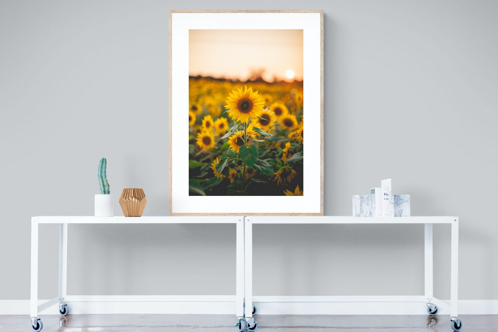 Pixalot Sunflowers at Sunset