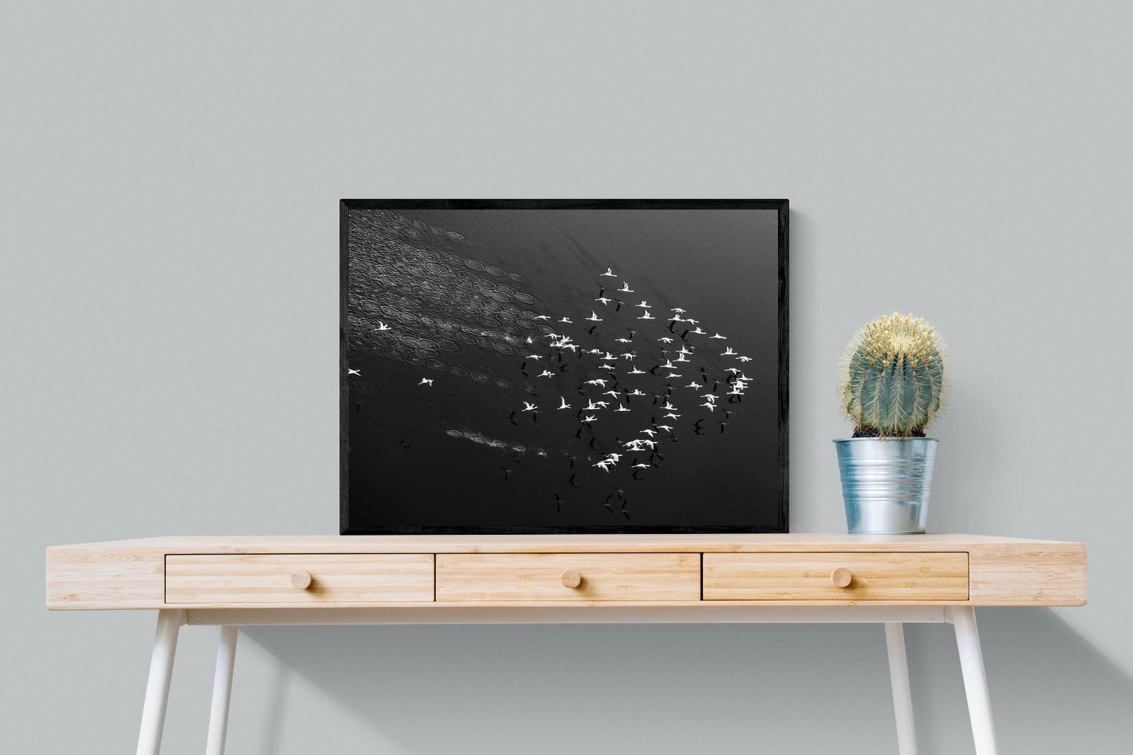 Take Flight-Wall_Art-80 x 60cm-Mounted Canvas-Black-Pixalot