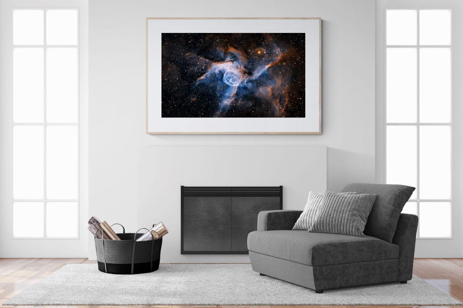 Thor's Helmet-Wall_Art-150 x 100cm-Framed Print-Wood-Pixalot