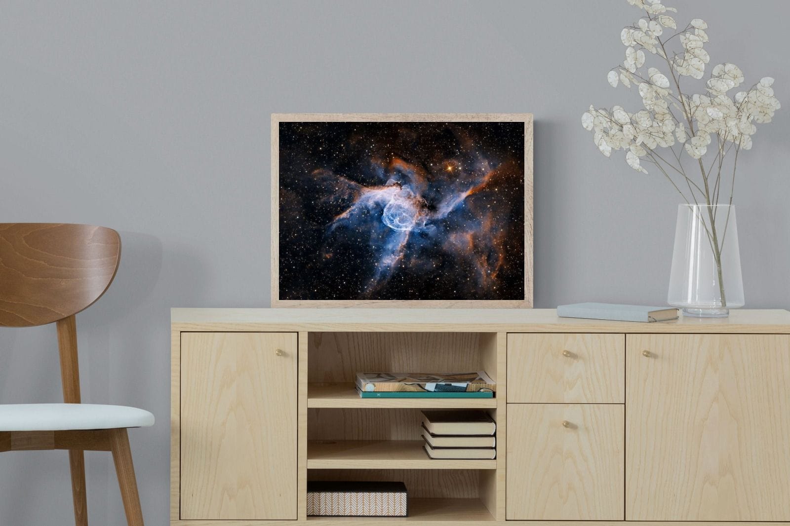 Thor's Helmet-Wall_Art-60 x 45cm-Mounted Canvas-Wood-Pixalot