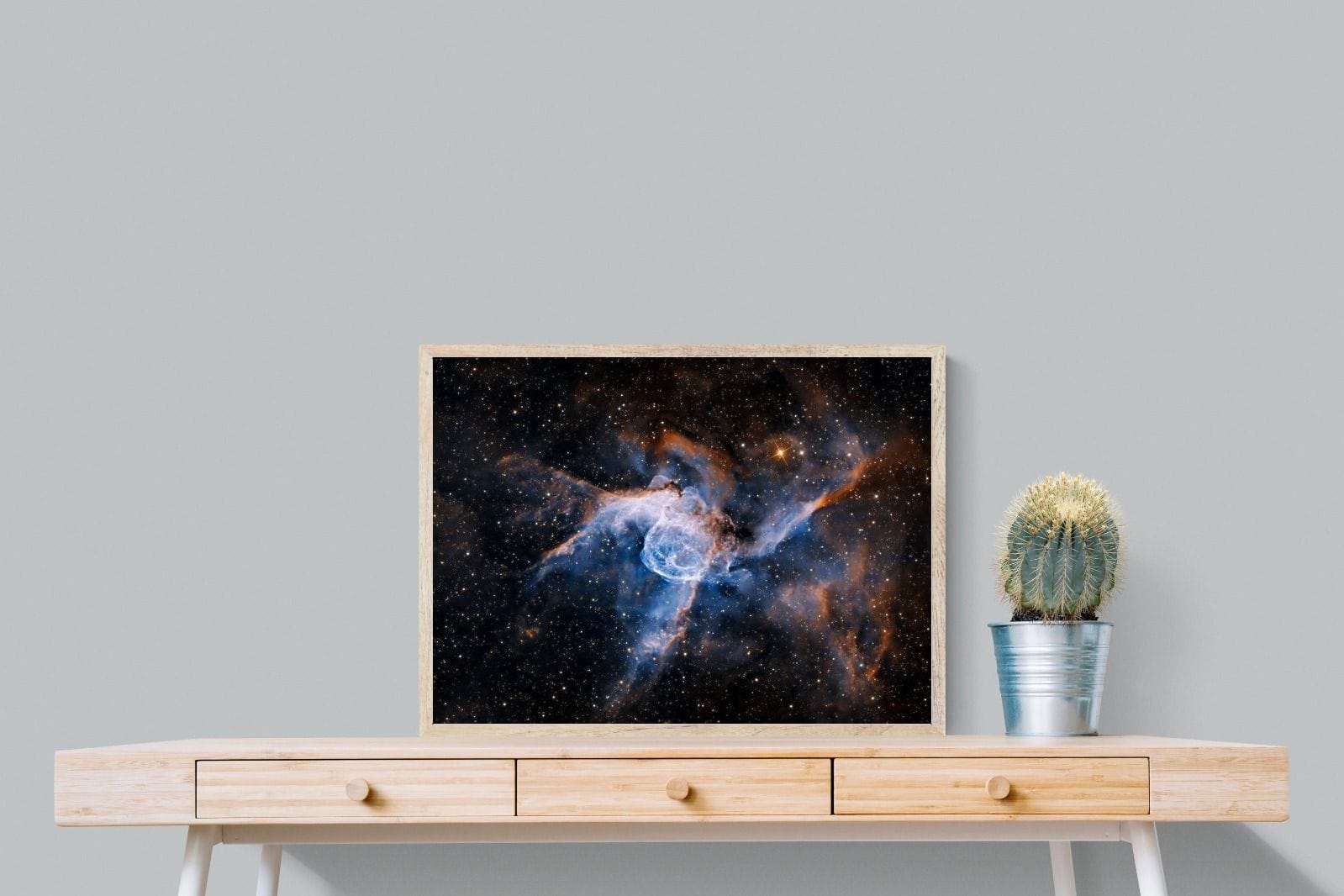 Thor's Helmet-Wall_Art-80 x 60cm-Mounted Canvas-Wood-Pixalot