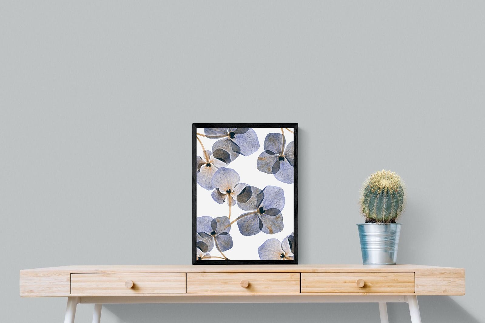 Translucent Botanical-Wall_Art-45 x 60cm-Mounted Canvas-Black-Pixalot