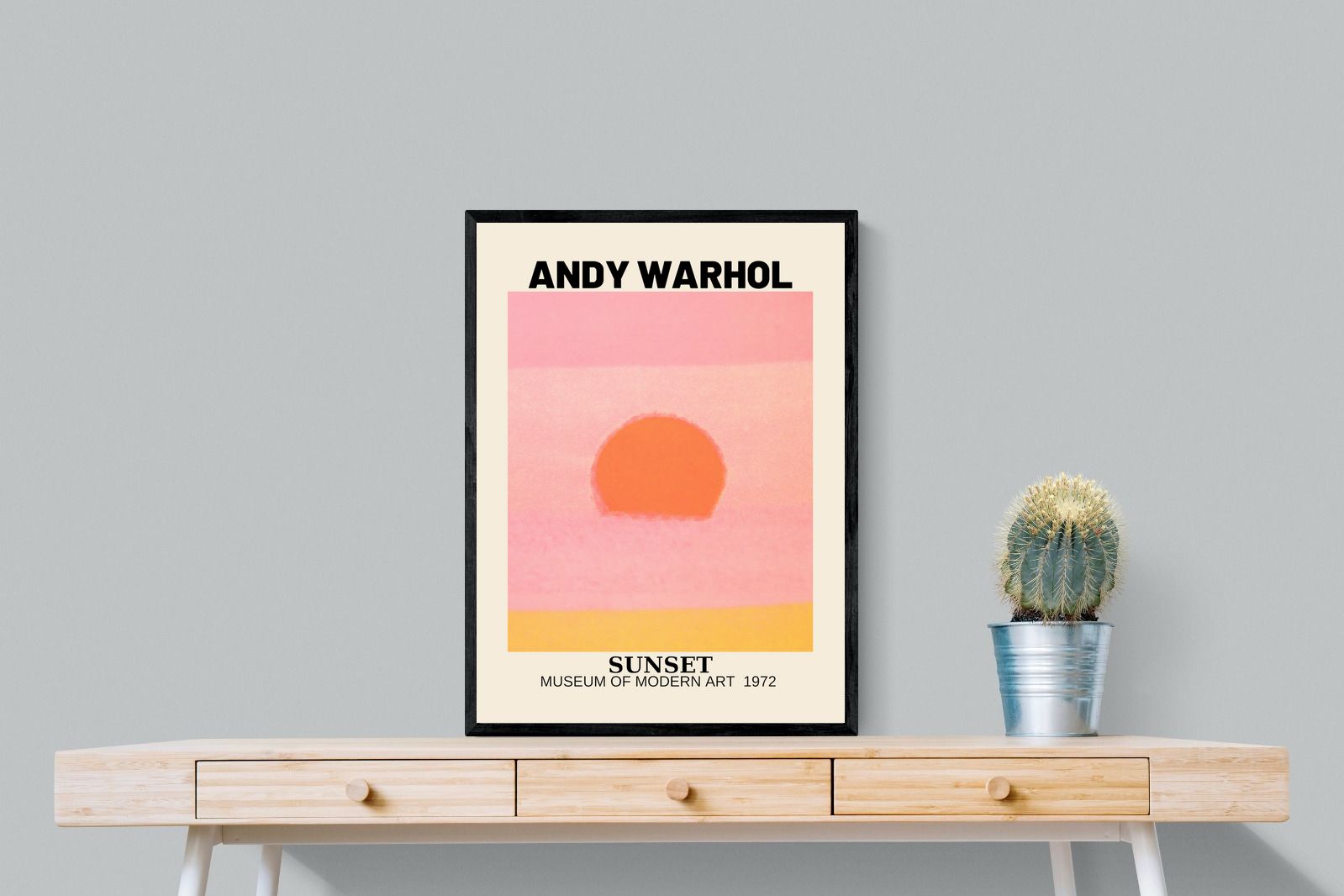 Pixalot Warhol Exhibition Poster